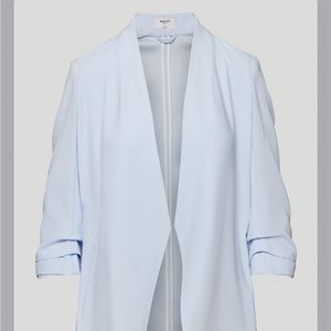 Babaton Power Blazer in Glimmer Lueur (light blue), Sz 0, new with tags